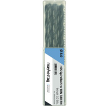 HSS špirálový vrták Alpen Ø 3 mm DIN 338 RN, 10 kusov