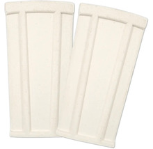 Dva soklové panely z plastu