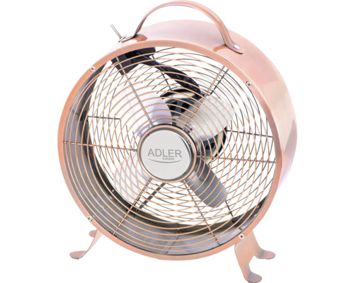 Stolný ventilátor loft 17,5 cm, medená farba