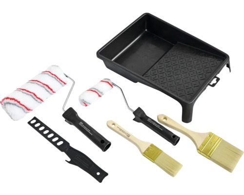 Sada valčekov na farbu s vaničkou na farbu, valčeky a valček na farbu