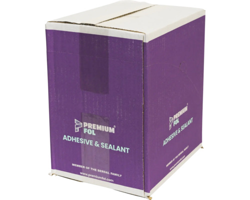 Kartón s lepidlom a tmelom