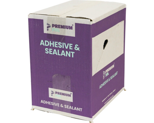 Kartón s lepidlom a tmelom