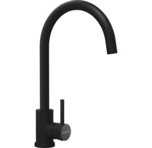 Čierna kuchynská batéria s vysokým výtokom od spoločnosti Schock