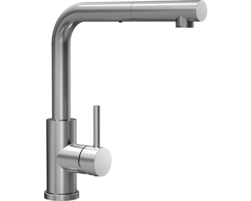 Kuchynská batéria z kovu s výsuvnou sprchou