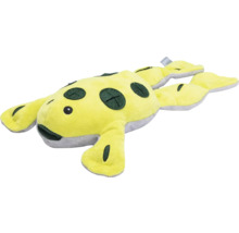 Žltá plyšová hračka Axolotl s tmavými akcentmi