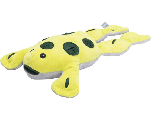 Žltá plyšová hračka Axolotl s tmavými akcentmi