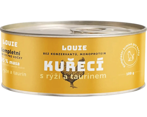 Konzerva pre mačky LOUIE kuracia 100 g