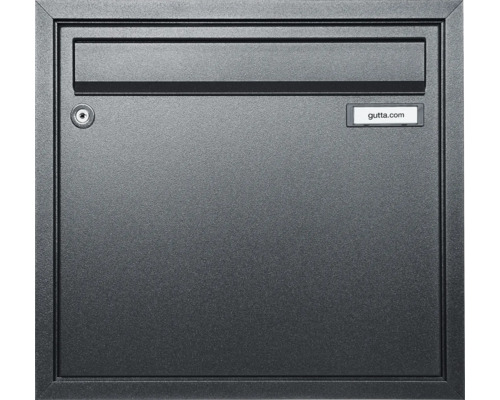 Poštová schránka so zámkom a logom Gutta