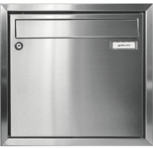 Nerezová poštová schránka so zámkom a vhadzovacím otvorom