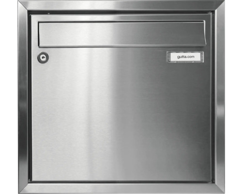 Nerezová poštová schránka so zámkom a vhadzovacím otvorom