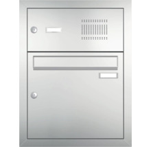 Poštová schránka so systémom interkomu a zámkom