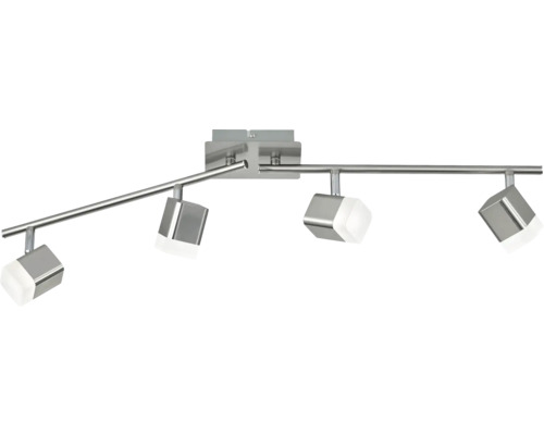 LED bodové svietidlo TRIO RE R82154107 ROUBAIX 4x 3,5 W 4x 400 lm 3000 K matný nikel Stropné svietidlo so štyrmi reflektormi
