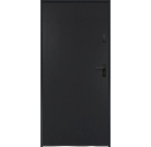 Zatvorené vchodové dvere s kľučkou a zámkom