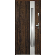 Vchodové dvere s bočným dielom a kovaním