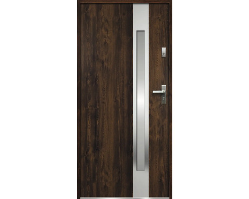 Vchodové dvere s bočným dielom a kovaním