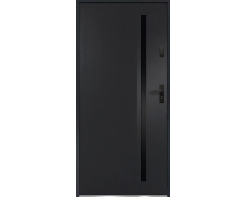 Moderné vchodové dvere s kľučkou a zámkom