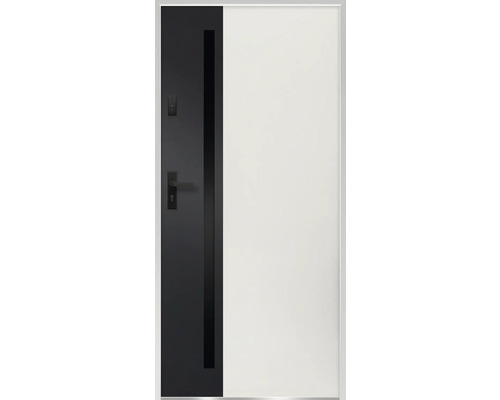 Vchodové dvere s bočným dielom a zámkom