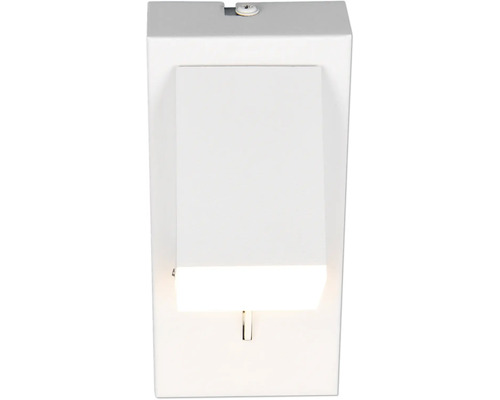 Moderné biele nástenné svietidlo do interiéru