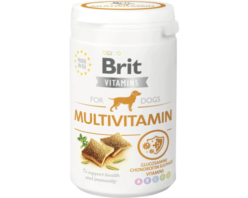 Maškrty pre psov Brit Care Vitamins Multivitamin 150 g Brit Multivitamín pre psov na podporu zdravia a imunity.
