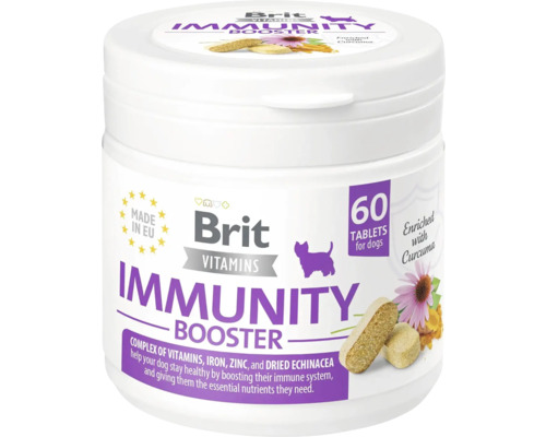 Maškrty pre psov Brit Care Vitamins Immunity Booster 60 ks Brit Immunity Booster pre psy, 60 tabliet