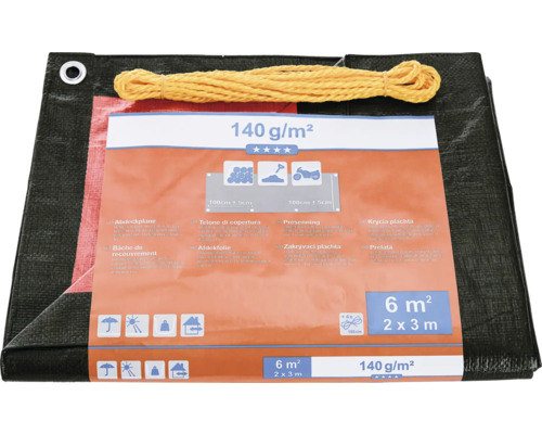 Krycia plachta 2 x 3 metre s povrazom