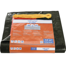 Krycia plachta 3 x 4 metre s povrázkom
