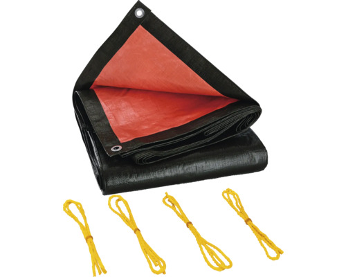 Krycia plachta s očkami a upevňovacími lanami