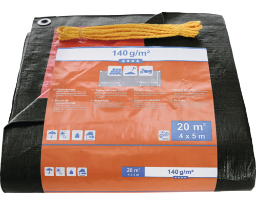 Krycia plachta 20 metrov štvorcových so šnúrou