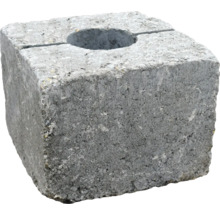 Sivý stojan na slnečník z kameňa