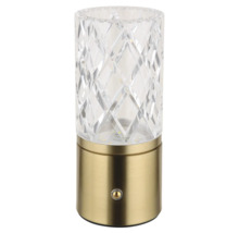 LED stolová lampa Globo 21010 LUNKI 2,5 W 185 lm 2700-6500 K mosadz
