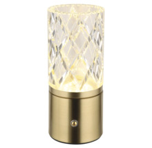 LED stolová lampa Globo 21010 LUNKI 2,5 W 185 lm 2700-6500 K mosadz