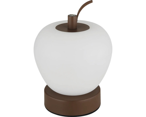 Stolná lampa v tvare jablka so základňou