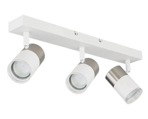 Stropné svietidlo s tromi bodovými svetlami pre flexibilné osvetlenie miestnosti