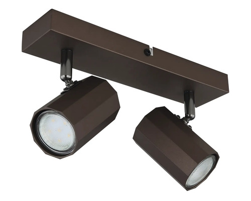 Stropné svietidlo s dvoma bodovými svetlami