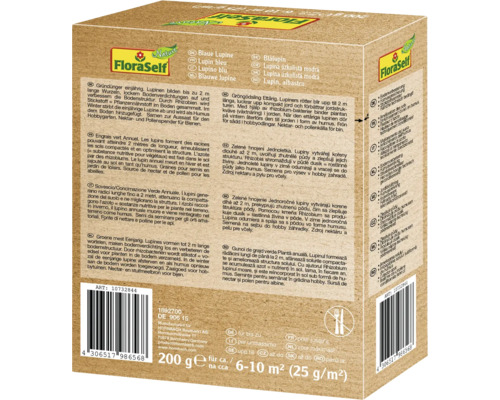 Balenie FloraSelf Lupína úzkolistá modrá