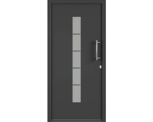 Vchodové dvere so sklenenou vložkou a kľučkou