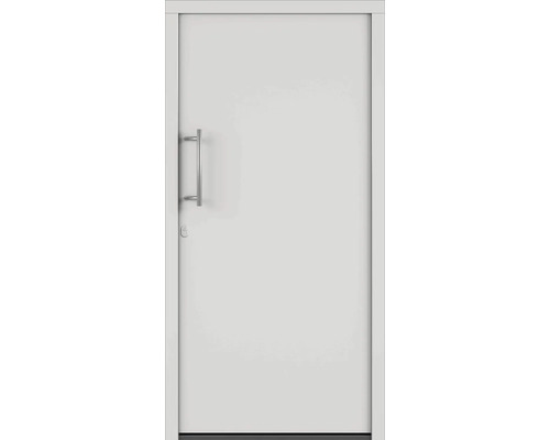 Biele interiérové dvere s vodorovnou rukoväťou