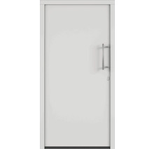 Biele interiérové dvere s nerezovou kľučkou