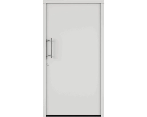Biele interiérové dvere s kovovou kľučkou
