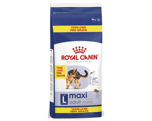 Granule pre psov Royal Canin Maxi Adult 15+3 kg