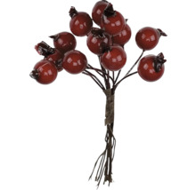 Dekoratívne bobule na stonke pre kvetinové aranžmány