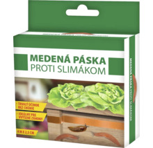 Medená páska proti slimákom, 4 metre krát 2,5 centimetra