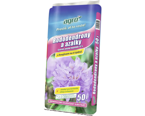 Substrát na rododendrony a azalky Agro 50 l