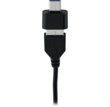 USB kábel s konektormi USB-A a USB-C