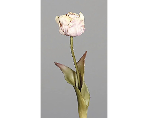 Umelý tulipán so stonkou a listami