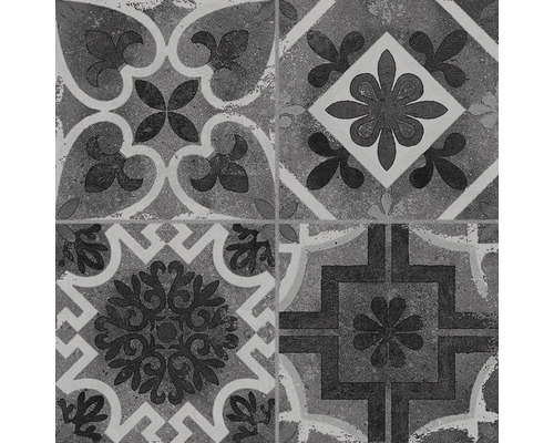 Dekoratívne dlaždice s kvetinovými a geometrickými vzormi