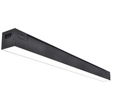 Čierna LED lišta pre montáž na strop