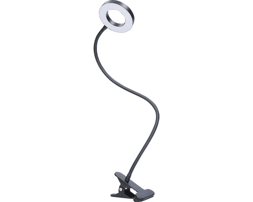 LED stolová lampa Solight WO66-B 8 W 300 lm 3000-4000-5000 K čierna na klip