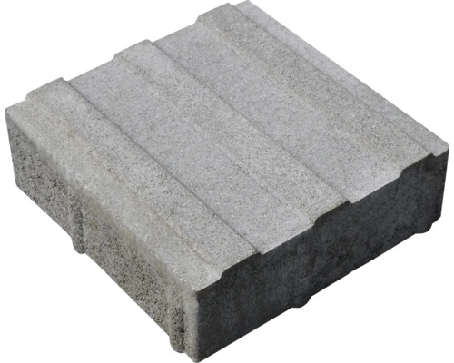 Dlažba pre nevidiacich drážková 20 x 20 x 6 cm červená Sivá betónová dlažobná kocka