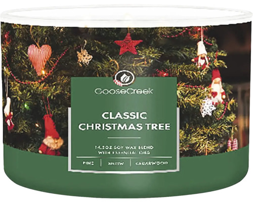 Vonná sviečka v skle Goose Creek CLASSIC CHRISTMAS TREE 0,41 kg